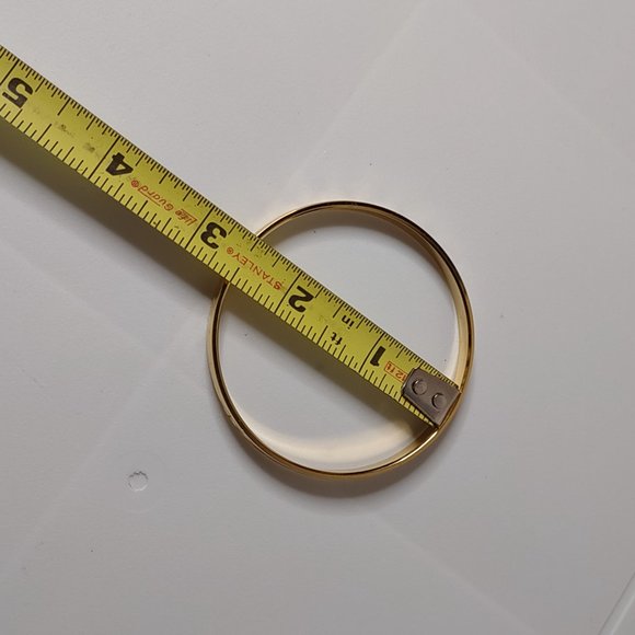 Gold Tone Napier Bangle - Picture 9 of 11